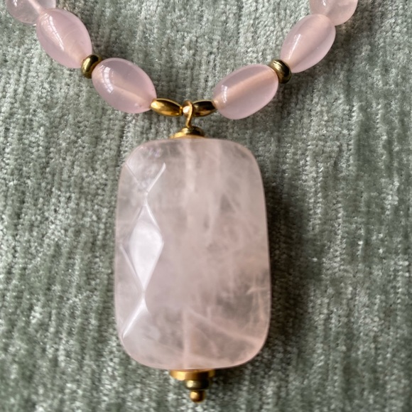 Rose Quartz pendant necklace - Picture 4 of 8